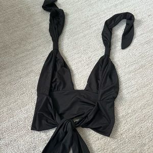 Adjustable tied crop top